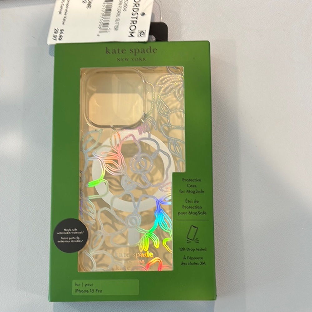 kate spade Protective Case for iPhone 15 Pro - Cream